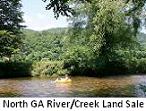 North Georgia River and Creekfront Land for sale